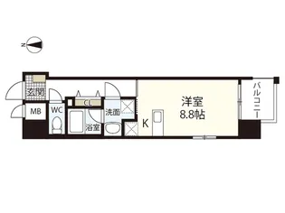 ミュゼ 海老山【8階】の間取り