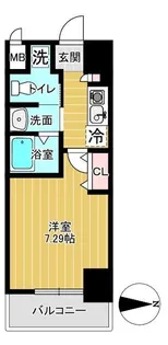 プレシエ新丸子【7階】の間取り