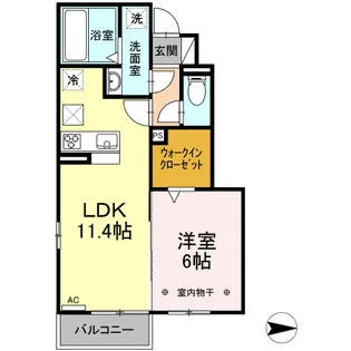 ファミール天童【1階】の間取り