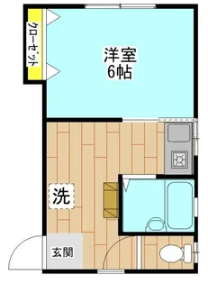カーサ・ピッコロ【2階】の間取り