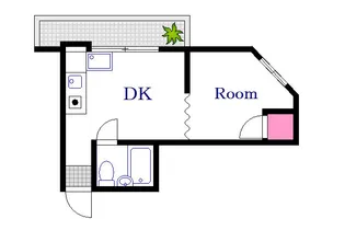 PASES鷹野橋(旧北井ビル)【3階】の間取り