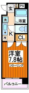 エクレールつつじヶ丘【1階】の間取り