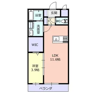 薬師町マンション【5階】の間取り