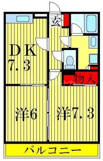 Westen Feld【4階】の間取り