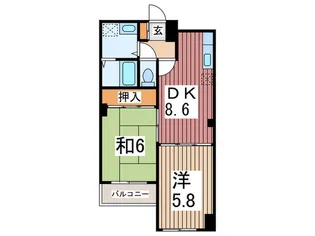 ヴィップガーデン【3階】の間取り