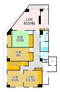 腰越松本ビル【3階】の間取り