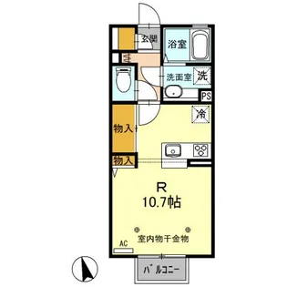 アポロン【2階】の間取り