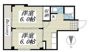 リバーサイドハウス桜台【4階】の間取り