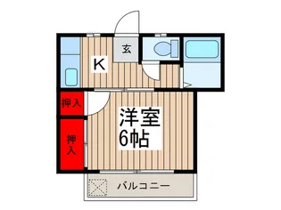 中浦和レジデンス【2階】の間取り