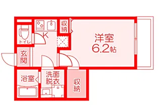 ウィンドヒル横浜【2階】の間取り