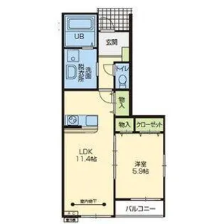 SKY A【1階】の間取り