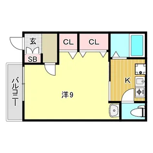 原マンション【1階】の間取り
