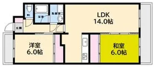 メゾン山嘉III【3階】の間取り