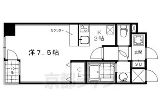 CASA FLUENTE【5階】の間取り