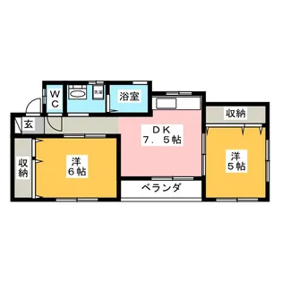 エルダンジュ【2階】の間取り