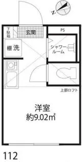 Shanti Casa四谷若葉の間取り