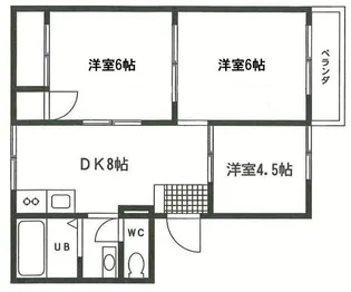 シャンポール【2階】の間取り