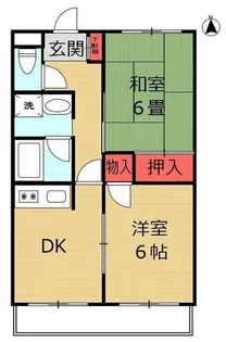 平沼ハイツ【1階】の間取り