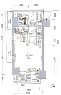 XEBEC錦糸町【3階】の間取り