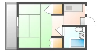 マンション童夢【2階】の間取り