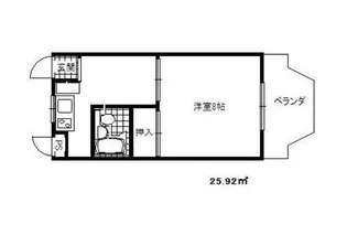 第一OSマンション【2階】の間取り