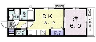 ソレアード代沢【3階】の間取り