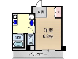 マインズ コム南茨木【4階】の間取り