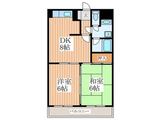 フォ-トレスセブン【3階】の間取り