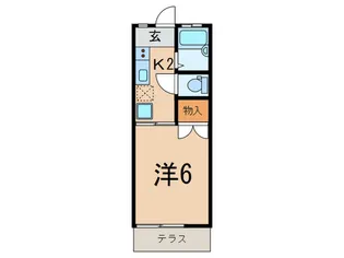 コ-ポ杉本【1階】の間取り