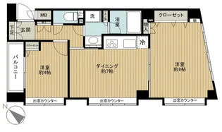 エルミタージュ荻窪【3階】の間取り