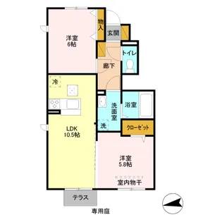 Beans【1階】の間取り