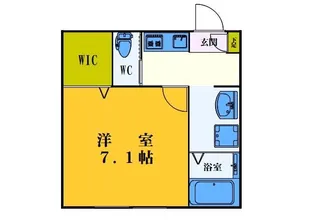 ジーグランド代々木【1階】の間取り
