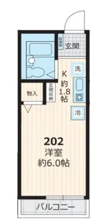 パールハイツ【2階】の間取り