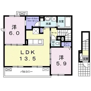 ベル ビオーラ【2階】の間取り