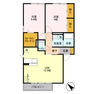 グランド ソレーユ【1階】の間取り
