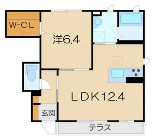 アブニール A棟【1階】の間取り