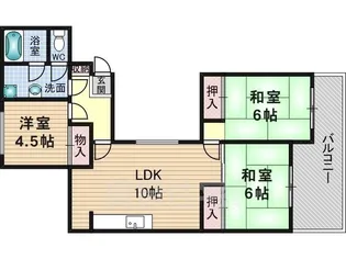 マンションアメニティ【2階】の間取り