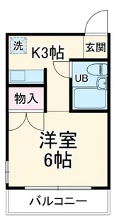 ハイツ島田【3階】の間取り