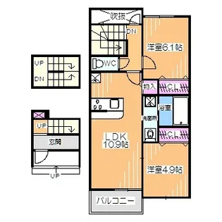 K.I.リバレンス【3階】の間取り