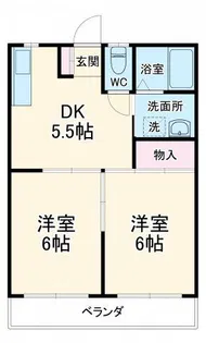 カーサAOKI【2階】の間取り