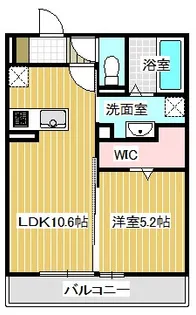 フォレストメゾン大野原【2階】の間取り