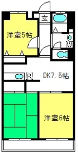日建シェトワNo.2【2階】の間取り