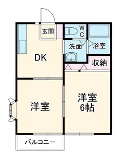ファミール青山【2階】の間取り