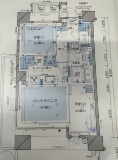 ブランズ芝浦【6階】の間取り