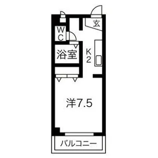 ブリリアンス国分寺【2階】の間取り
