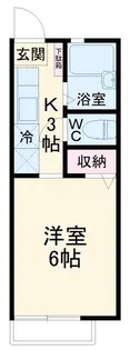 ハイツブリリアンIV【1階】の間取り
