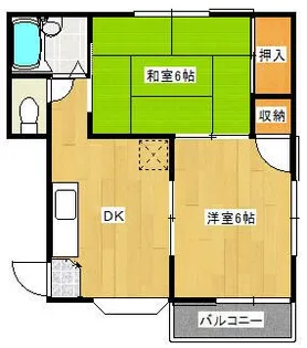 ホーマット金町I【2階】の間取り