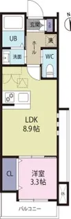 LUANAII【1階】の間取り
