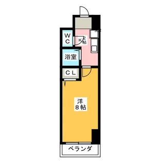 ジョバネ藤原【6階】の間取り