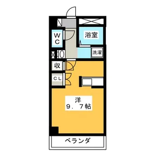 シュプレ・モンターニュ【2階】の間取り